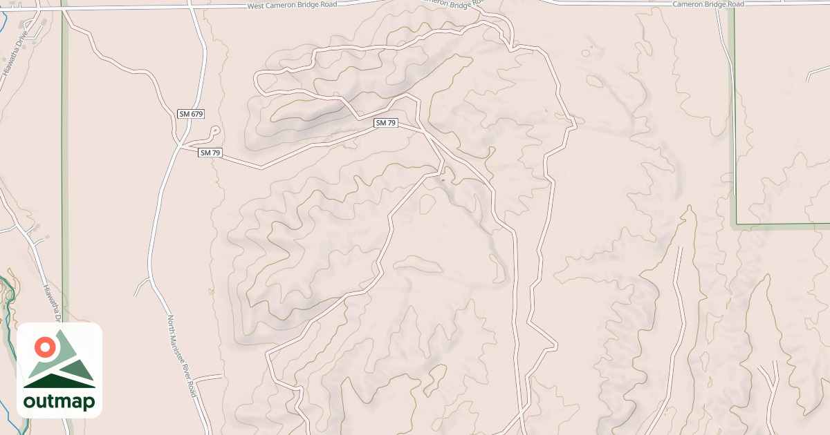 Map of Frederic Trail