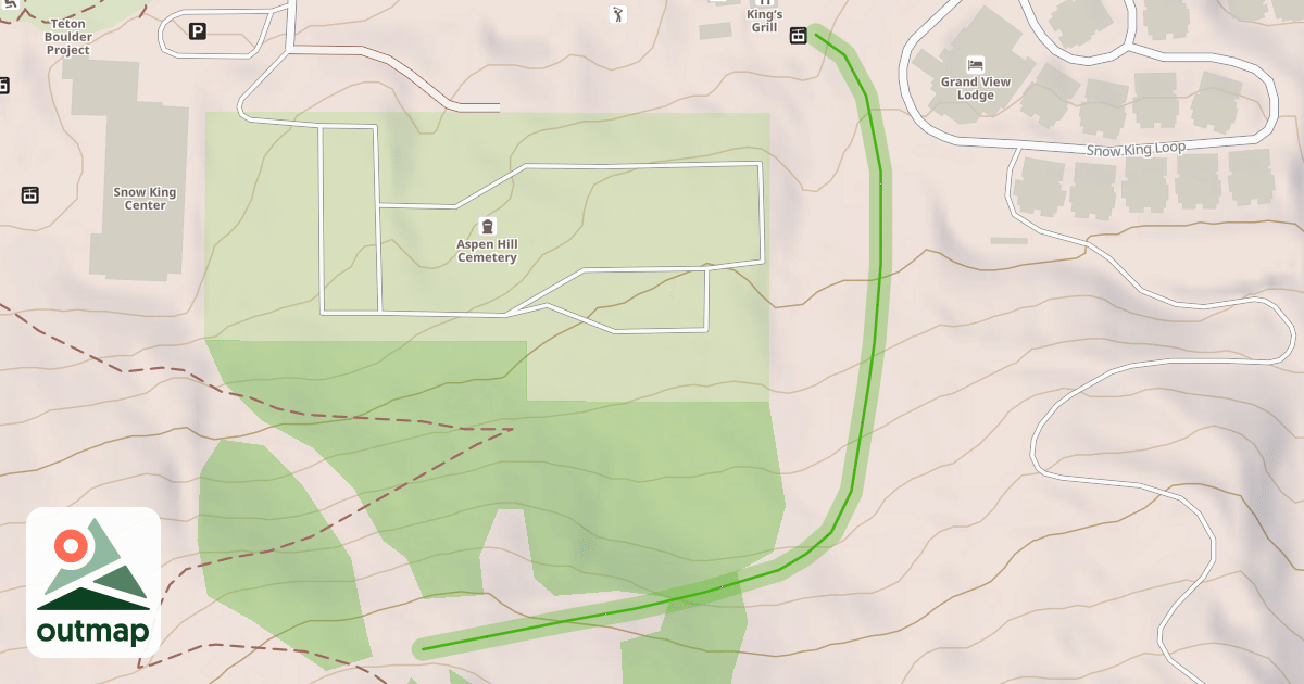 Map of Return Trail