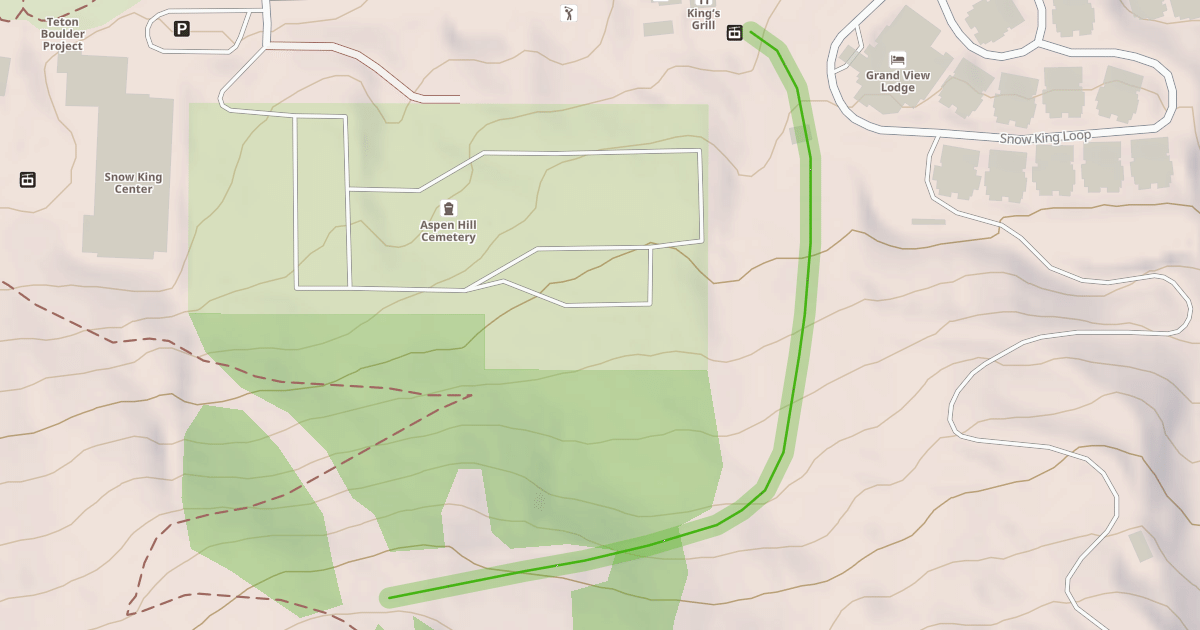 Map preview of Return Trail