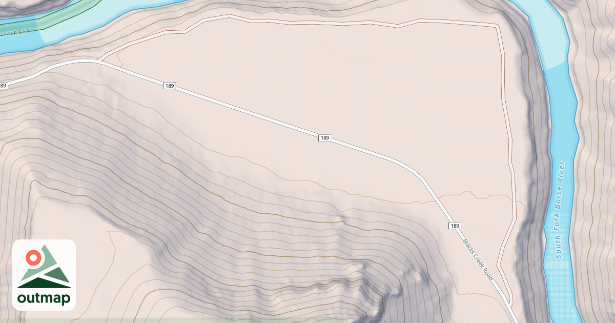 Map of LOOP 189D
