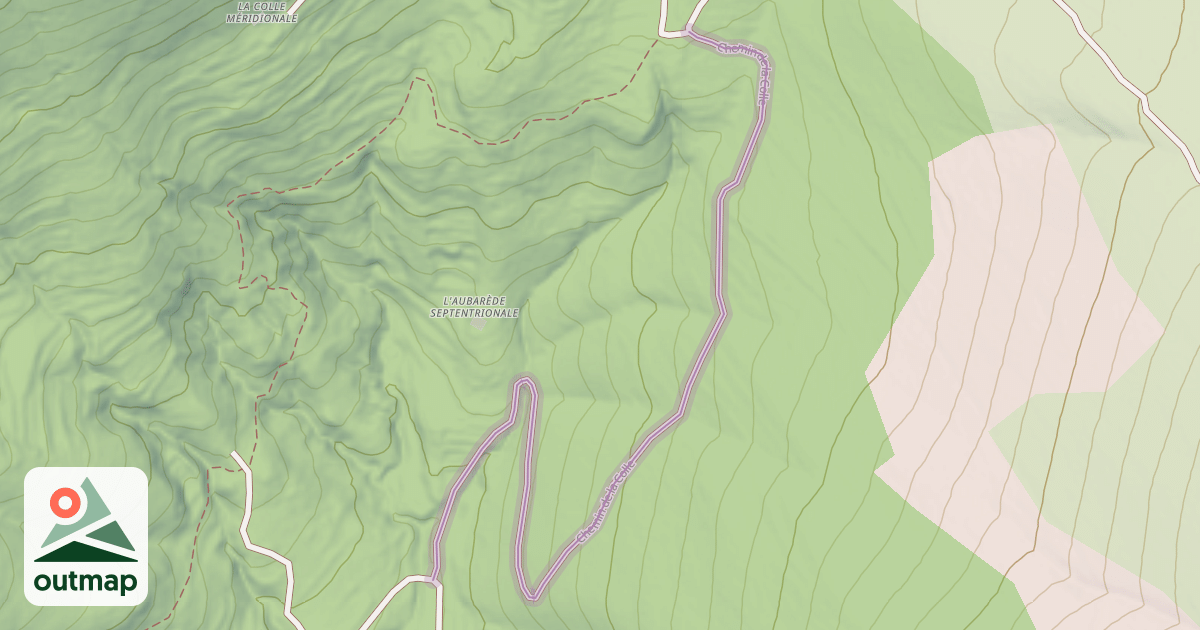 Map of Chemin de la Colle