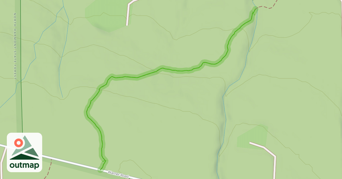 Map of Fred J. Cusimano Westside Overland Trail