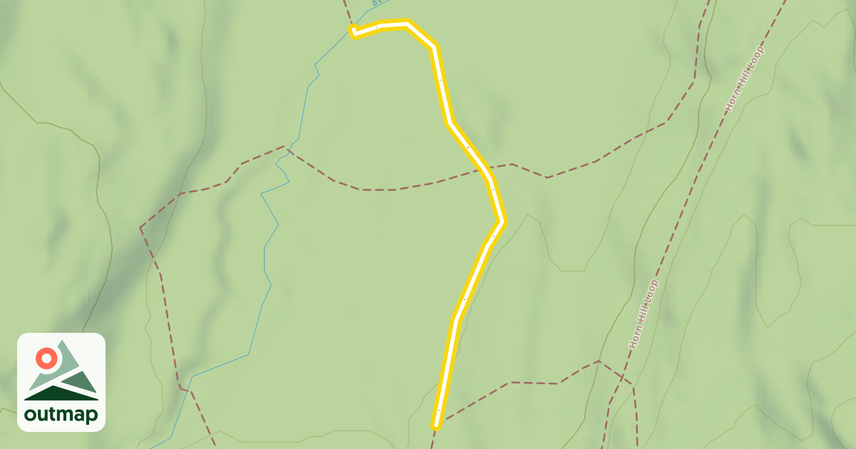 Map of Horn Hill Loop