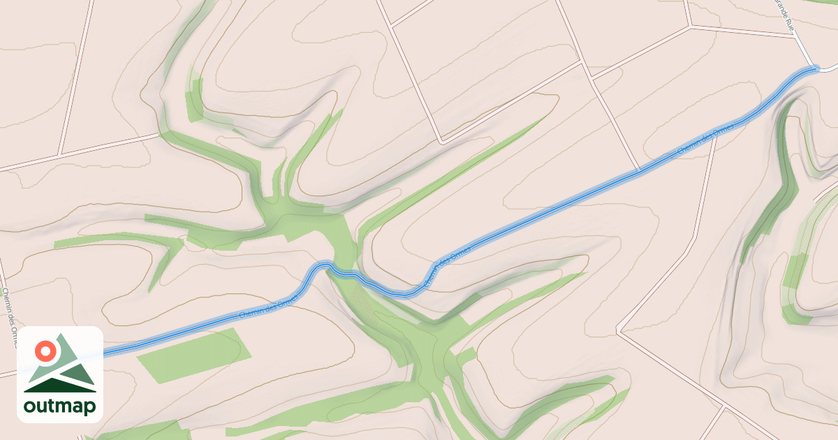 Map of Chemin des Ormes