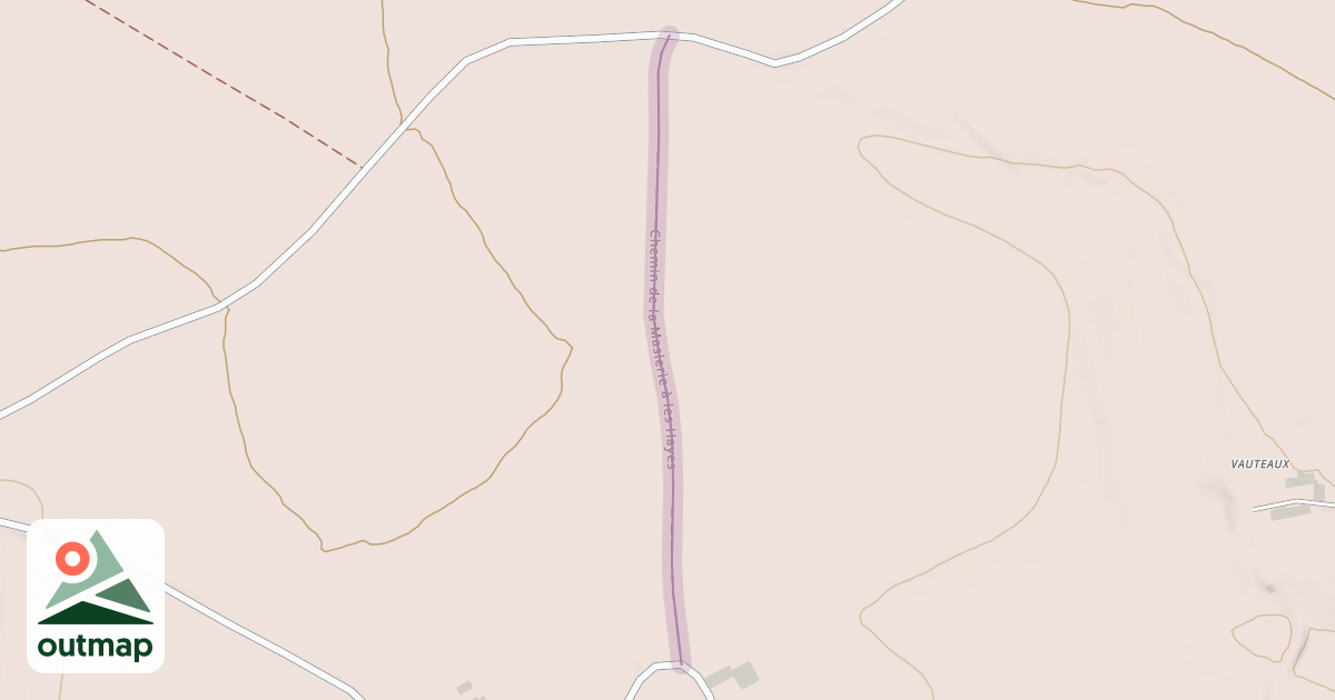 Map of Chemin de la Maslerie à les Hayes