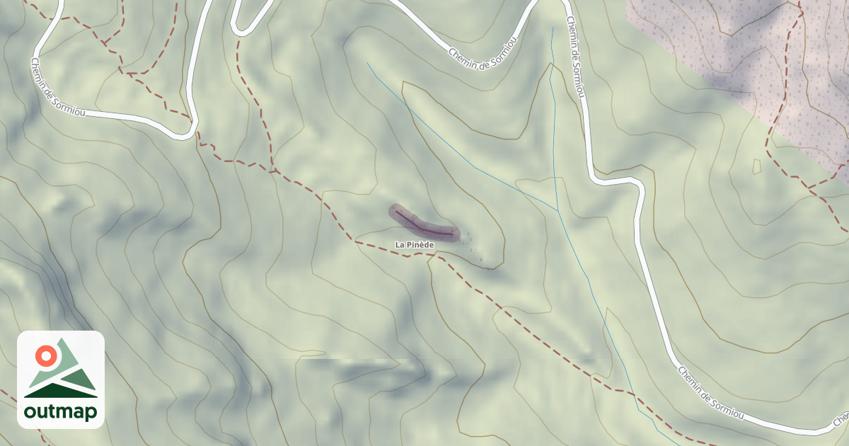 Map of La Pinède