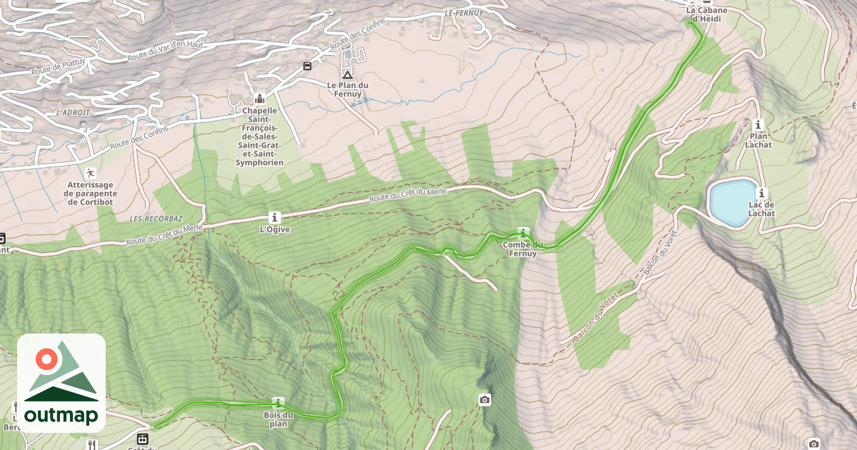 Map of La Motte
