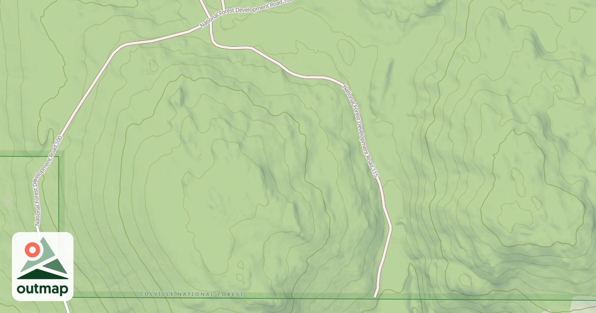 Map of USFS Motor Vehicle Use Map Roads {44D65578-0353-488B-9879-ED9E9CE7E41F}