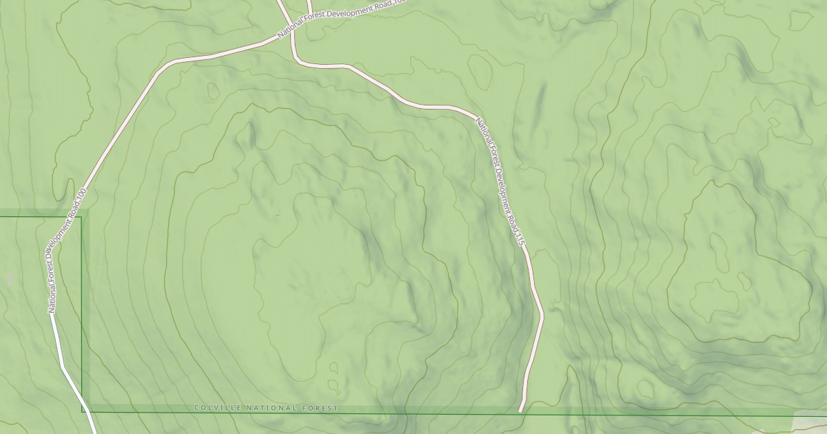 Map preview of USFS Motor Vehicle Use Map Roads {44D65578-0353-488B-9879-ED9E9CE7E41F}