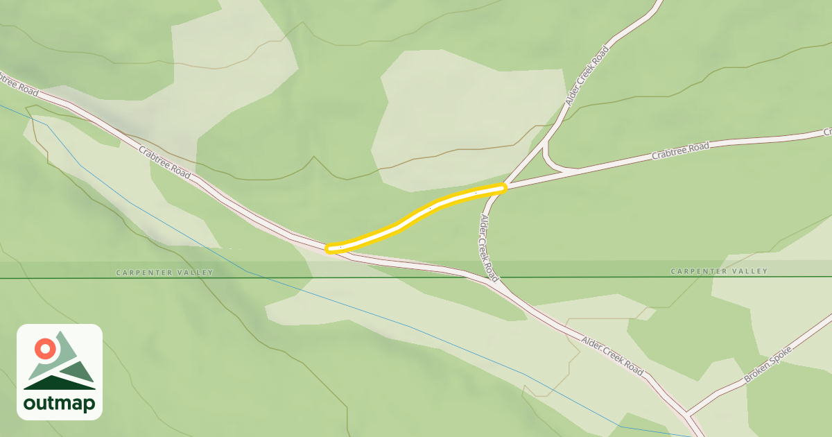 Map of Crabtree Road