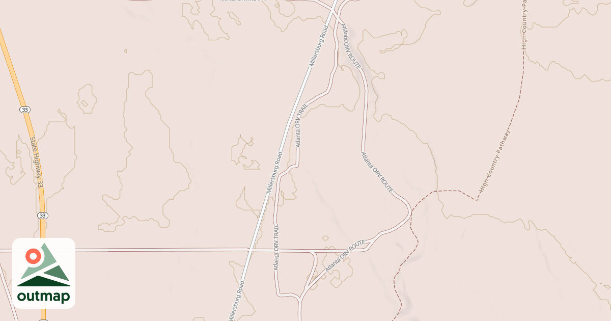 Map of Atlanta Trail