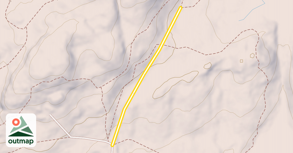 Map of Wolverine/Hospital Trail