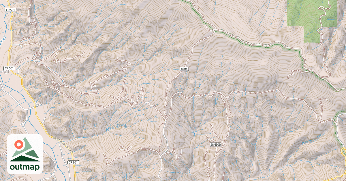 Map of CEDAR GAP