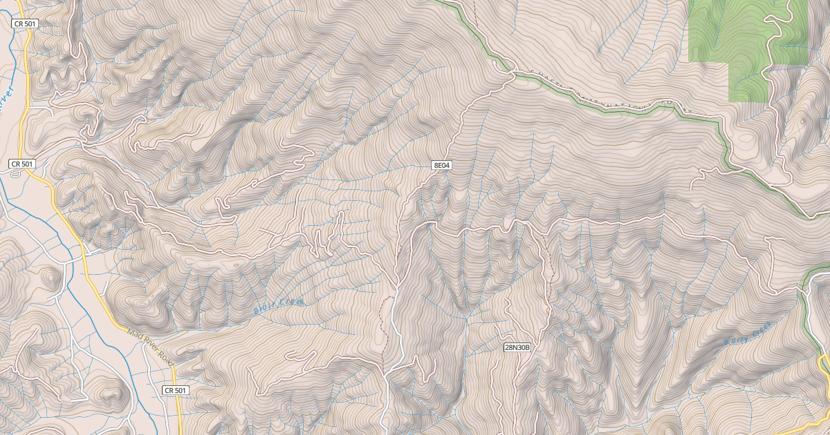 Map preview of CEDAR GAP