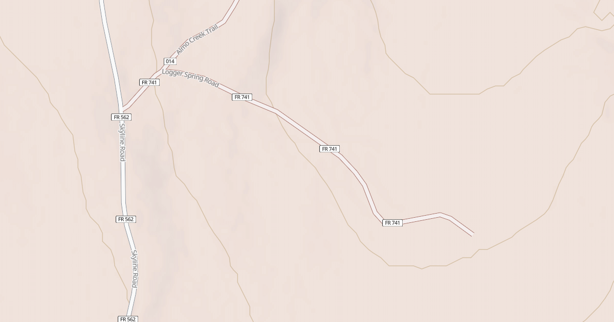Map preview of LOGGER SPRING