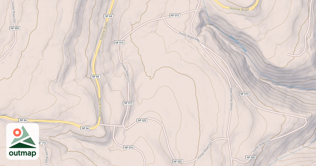 Map of USFS Motor Vehicle Use Map Trails 17534