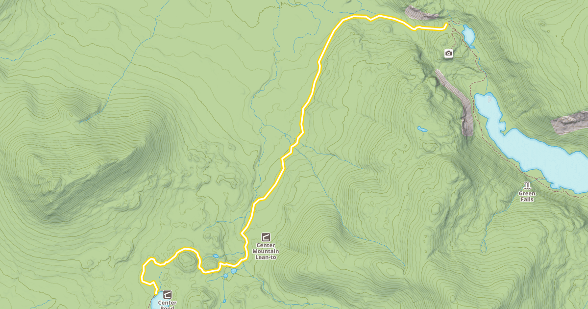 Map preview of Wassataquoik Lake Trail