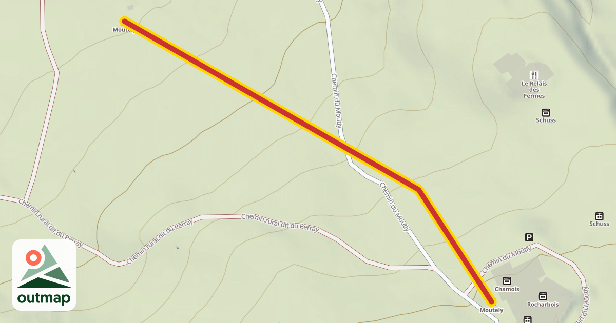 Map of Moutely