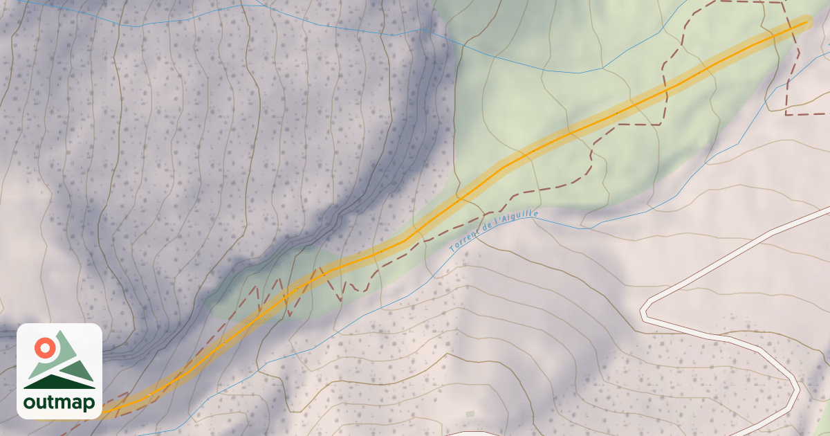 Map of 3 Évêchés Hors Piste