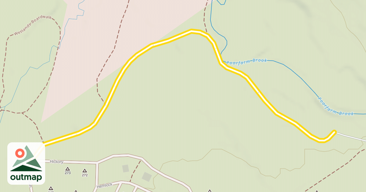 Map of Brook Run