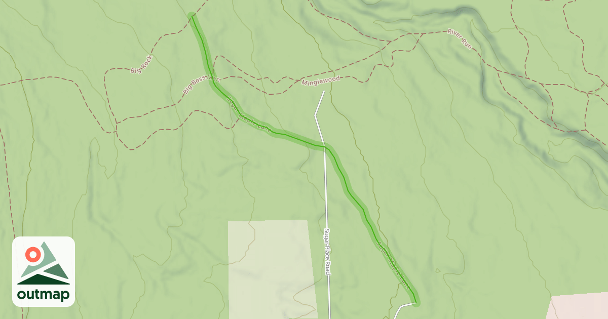 Map of Sugar Maple Lane