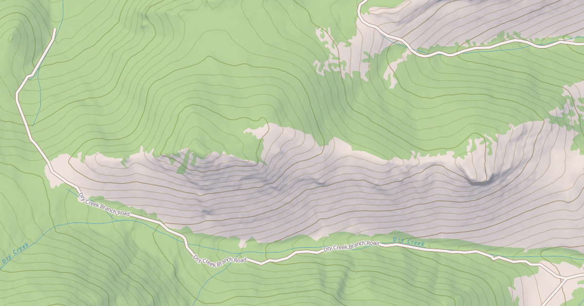 Map preview of DRY CR BRANCH