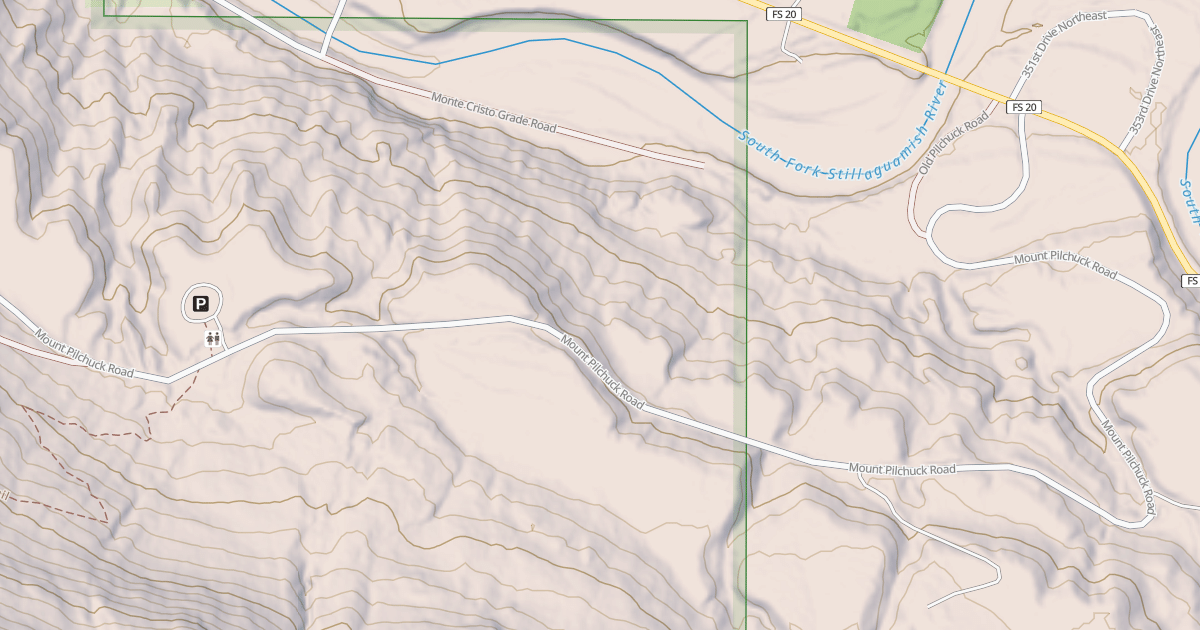 Map preview of PILCHUCK