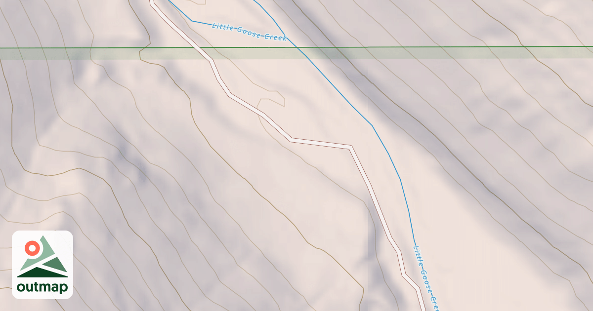 Map of THREE ISOLATED CABINS