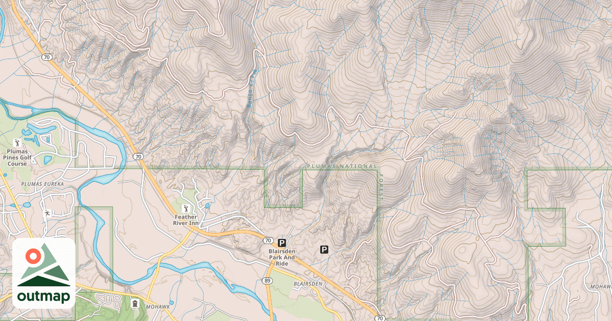 Map of BONTA CREEK