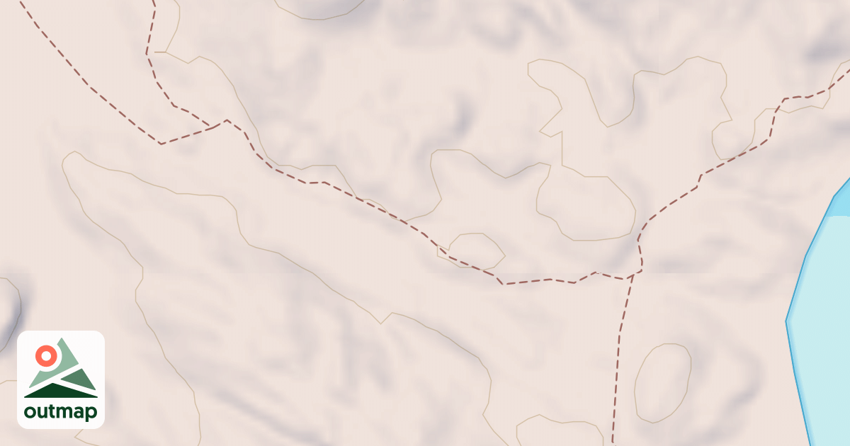 Map of Black Mountain Pond Trail Section 5