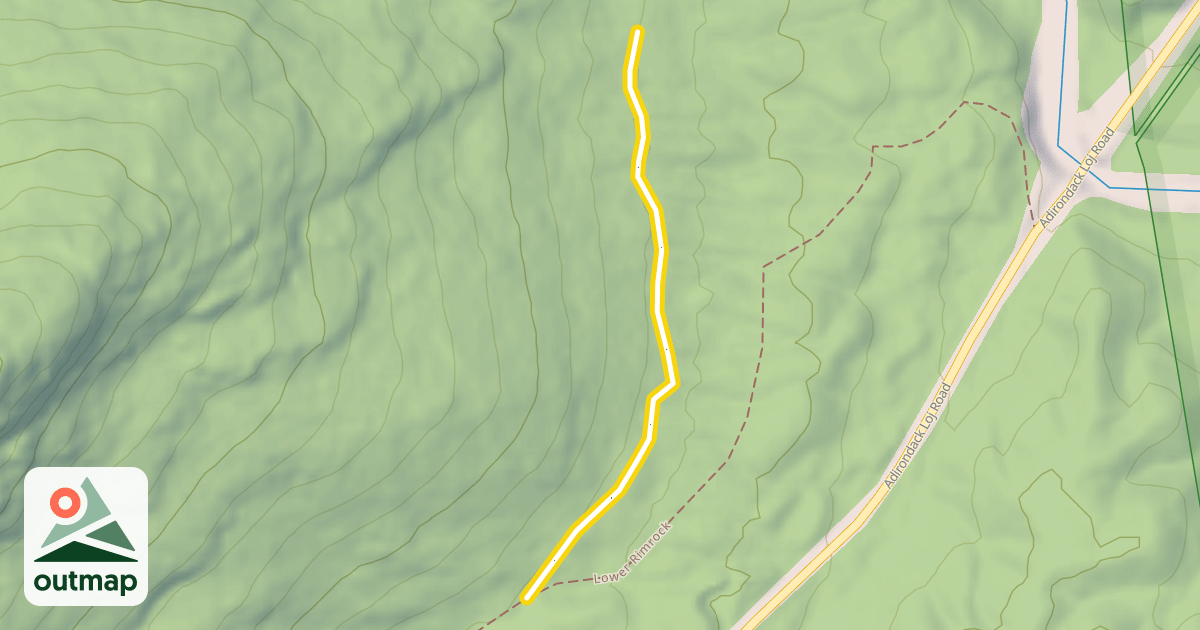 Map of Upper Rimrock