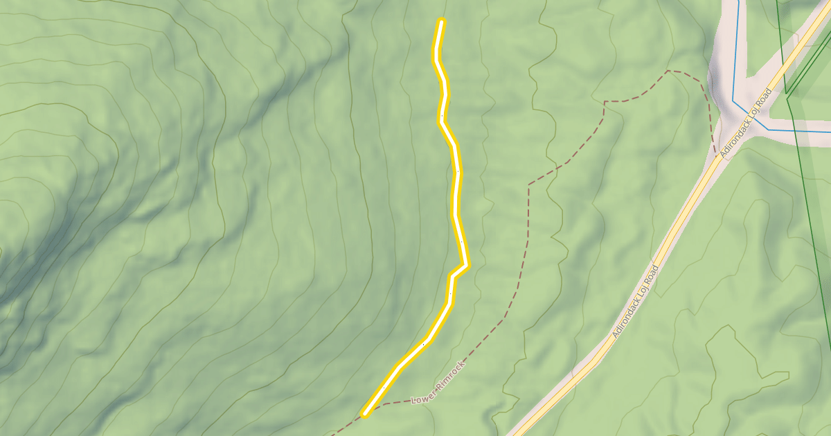 Map preview of Upper Rimrock