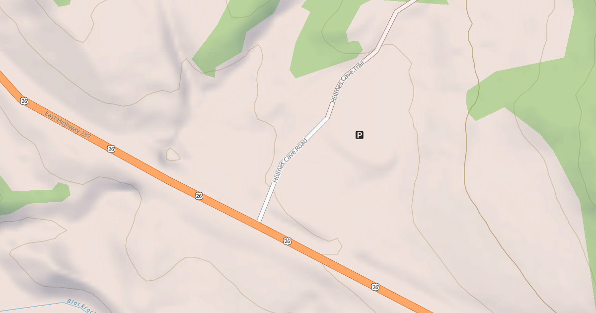 Map preview of HOLMES CAVE