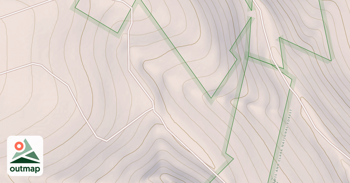 Map of Hamilton Ridge