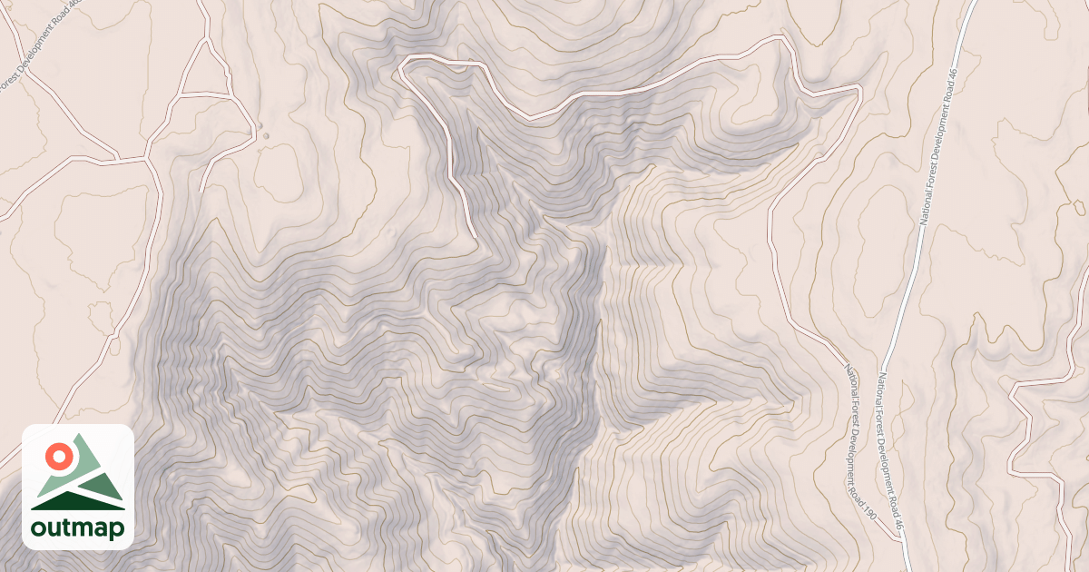 Map of COUGAR CR