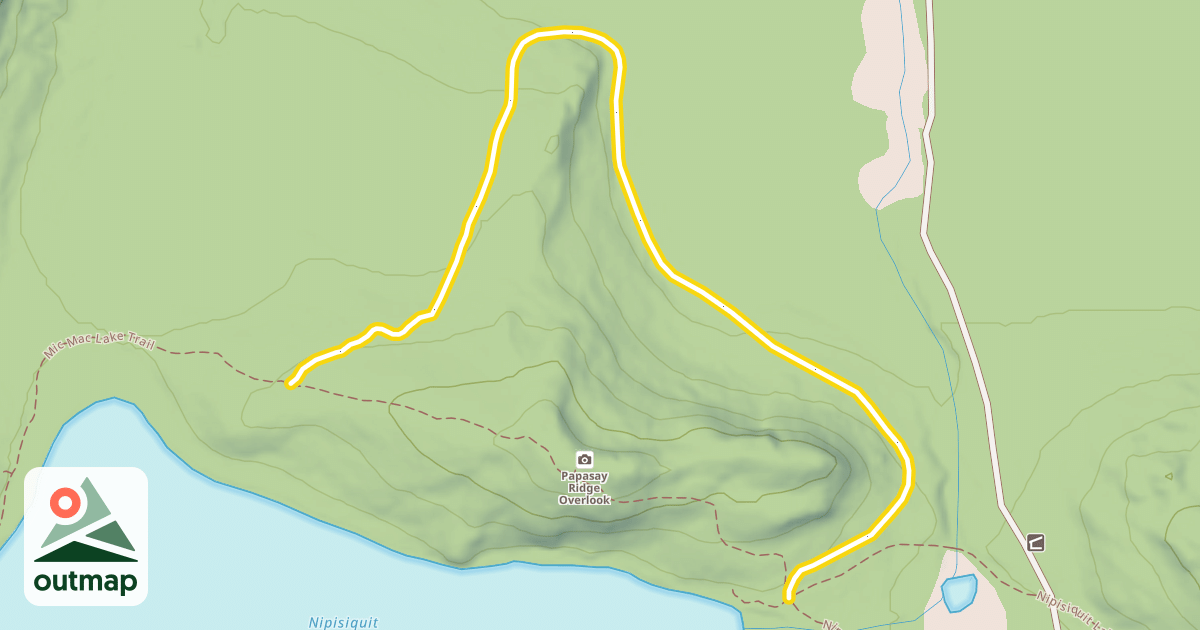 Map of Papasay Ridge Bypass
