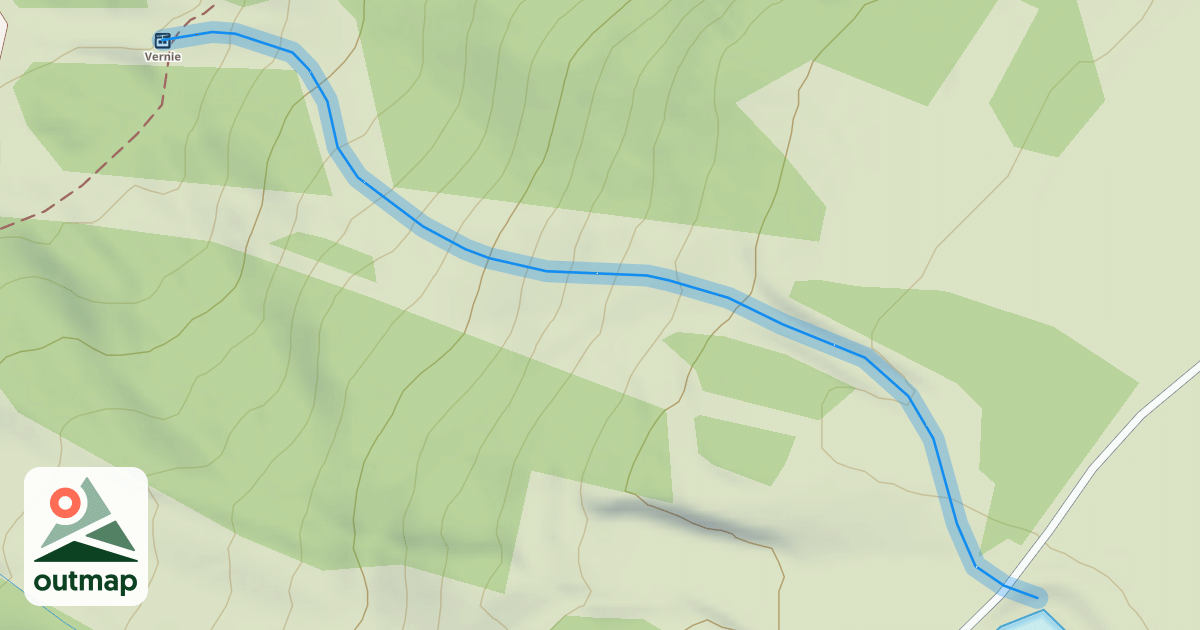 Map of La Vernie Rouge