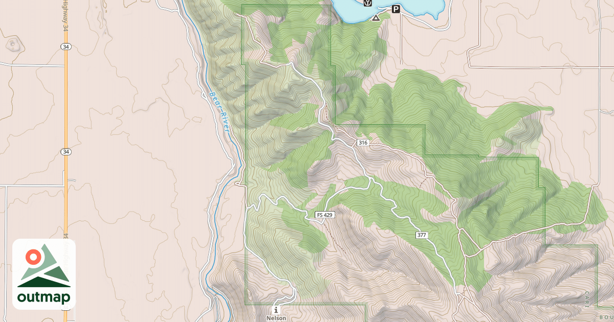 Map of SODA POINT