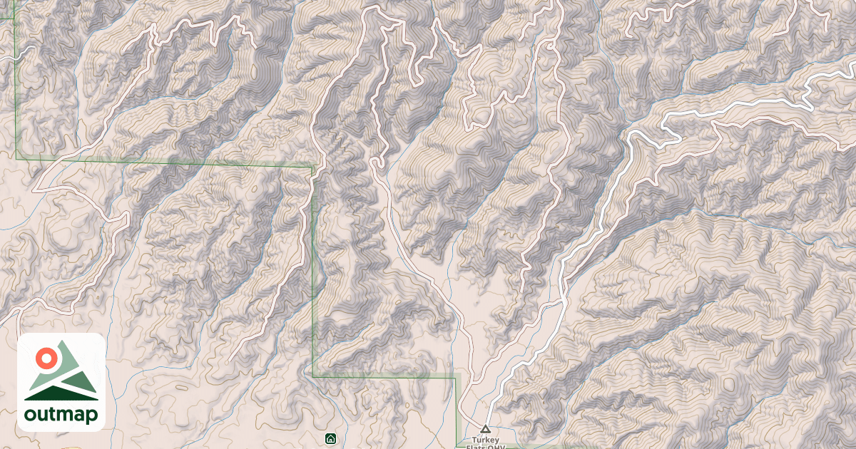 Map of USFS Motor Vehicle Use Map Trails 6857
