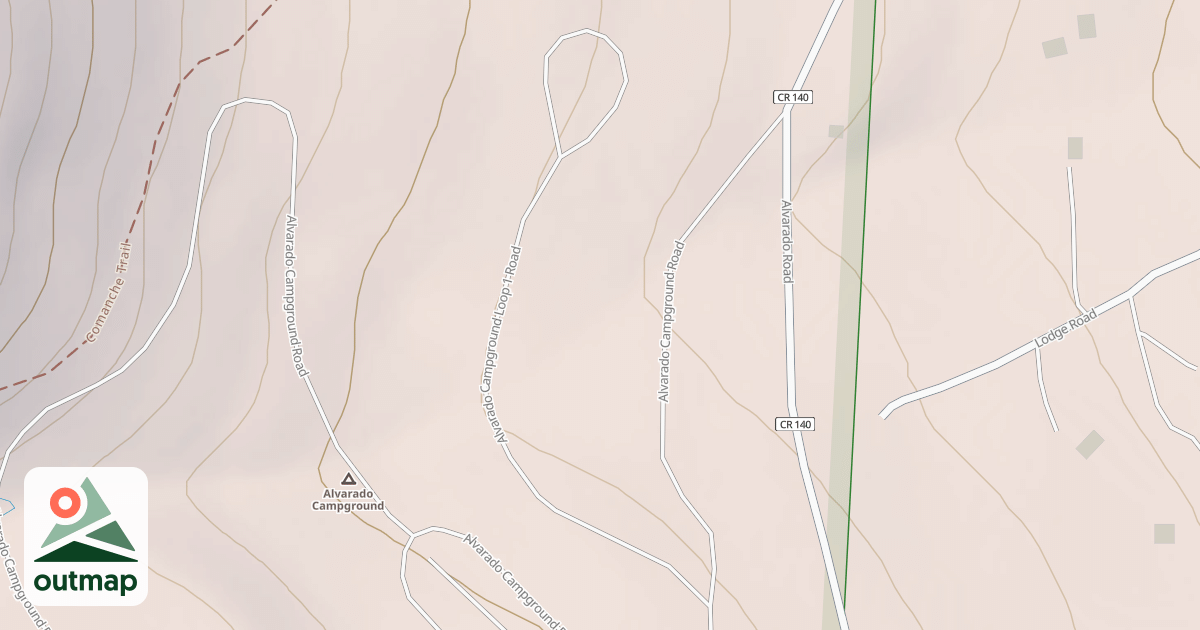 Map of ALVARADO CG LOOP 1