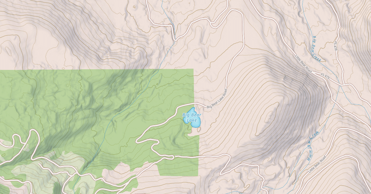 Map preview of BIG BEAR LAKE