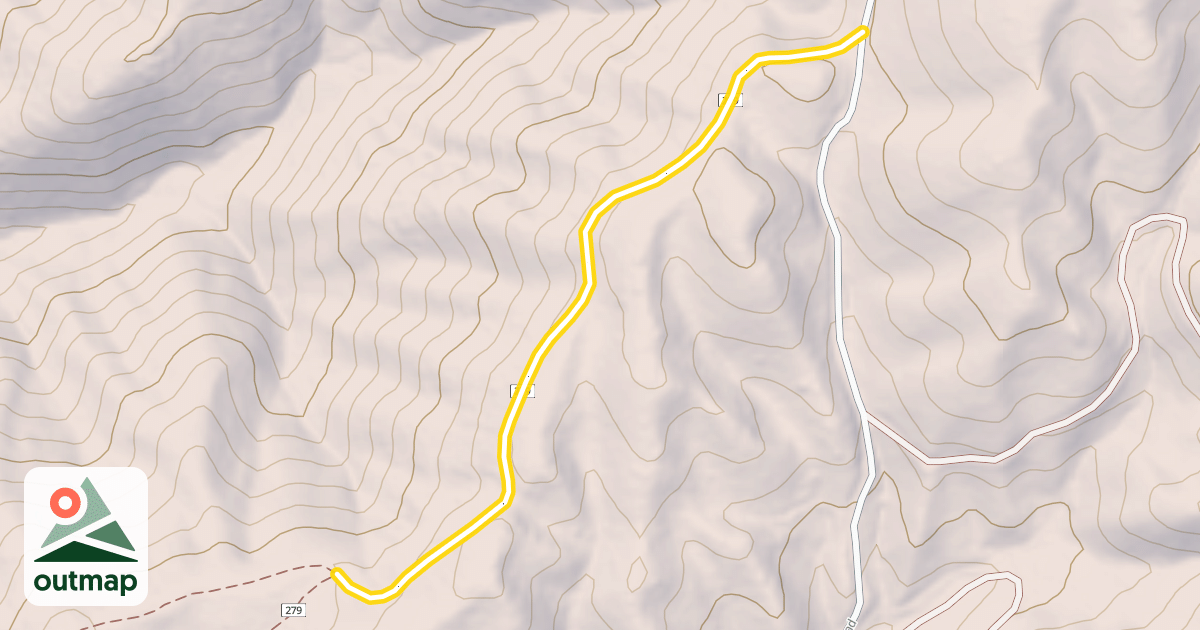 Map of Upper Banner Trail