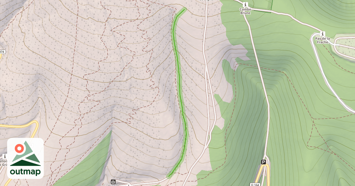 Map of Combe
