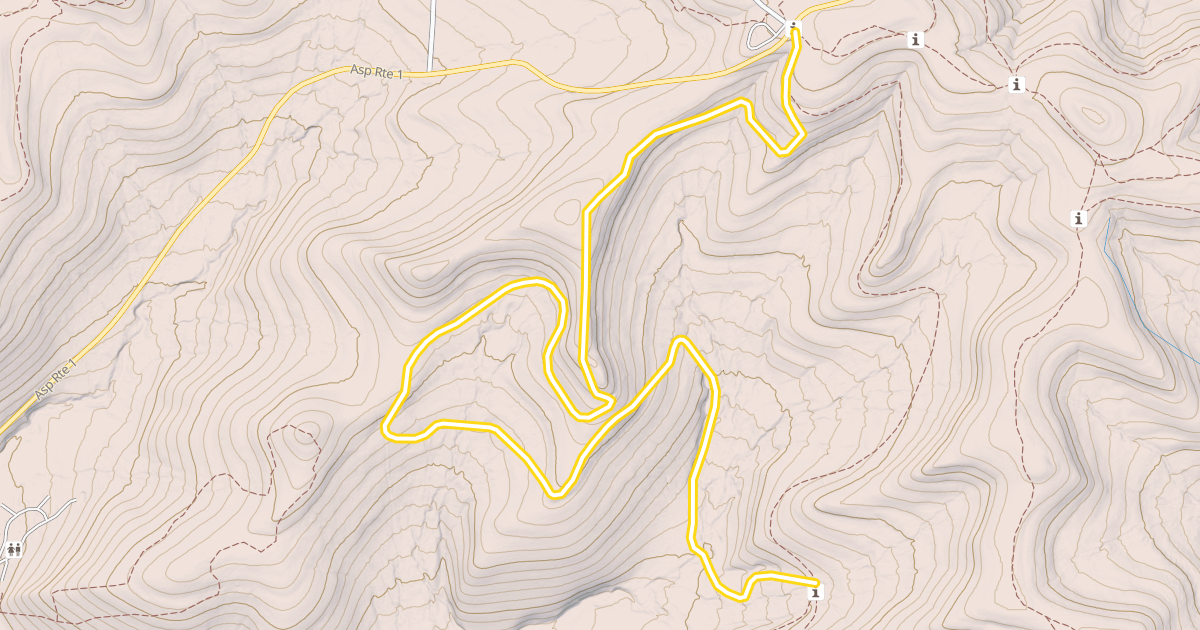 Map preview of Snowsnake Run