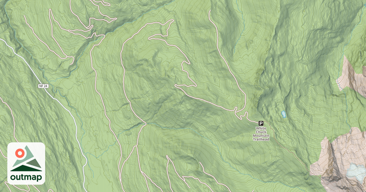 Map of UPPER DECLINE