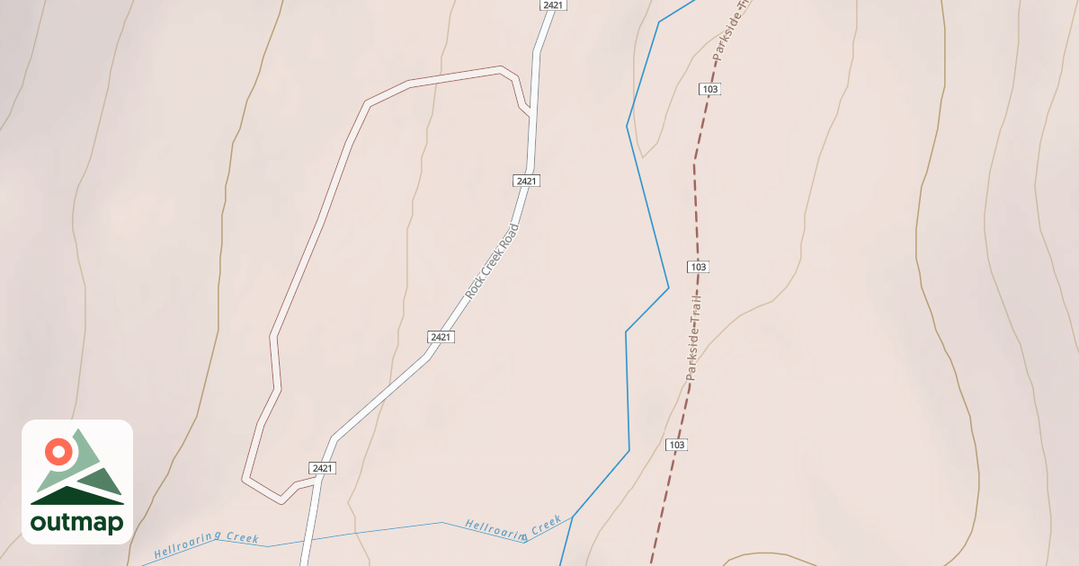 Map of DISPERSED CAMPSITE
