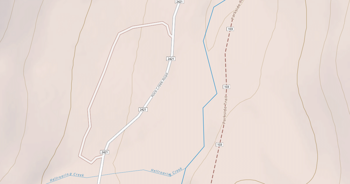 Map preview of DISPERSED CAMPSITE