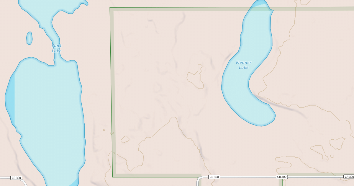 Map preview of FUNK LAKE ROAD