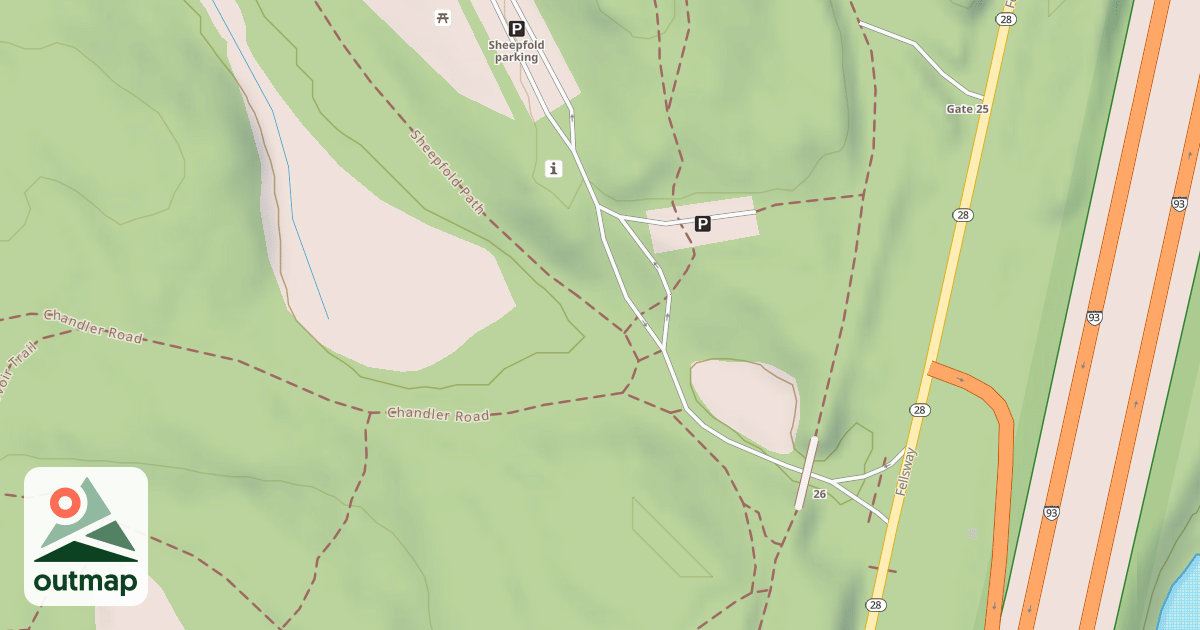 Map of Reservoir