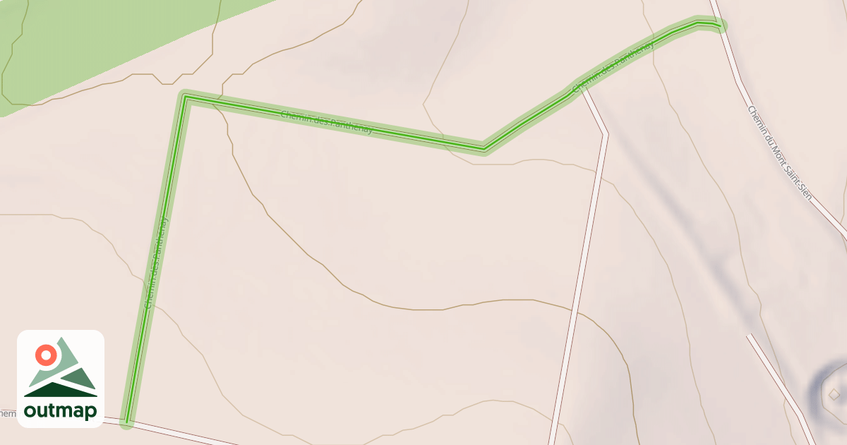 Map of Chemin des Panthenay